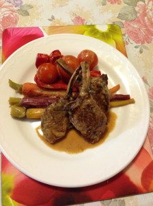 mustard rack of lambs