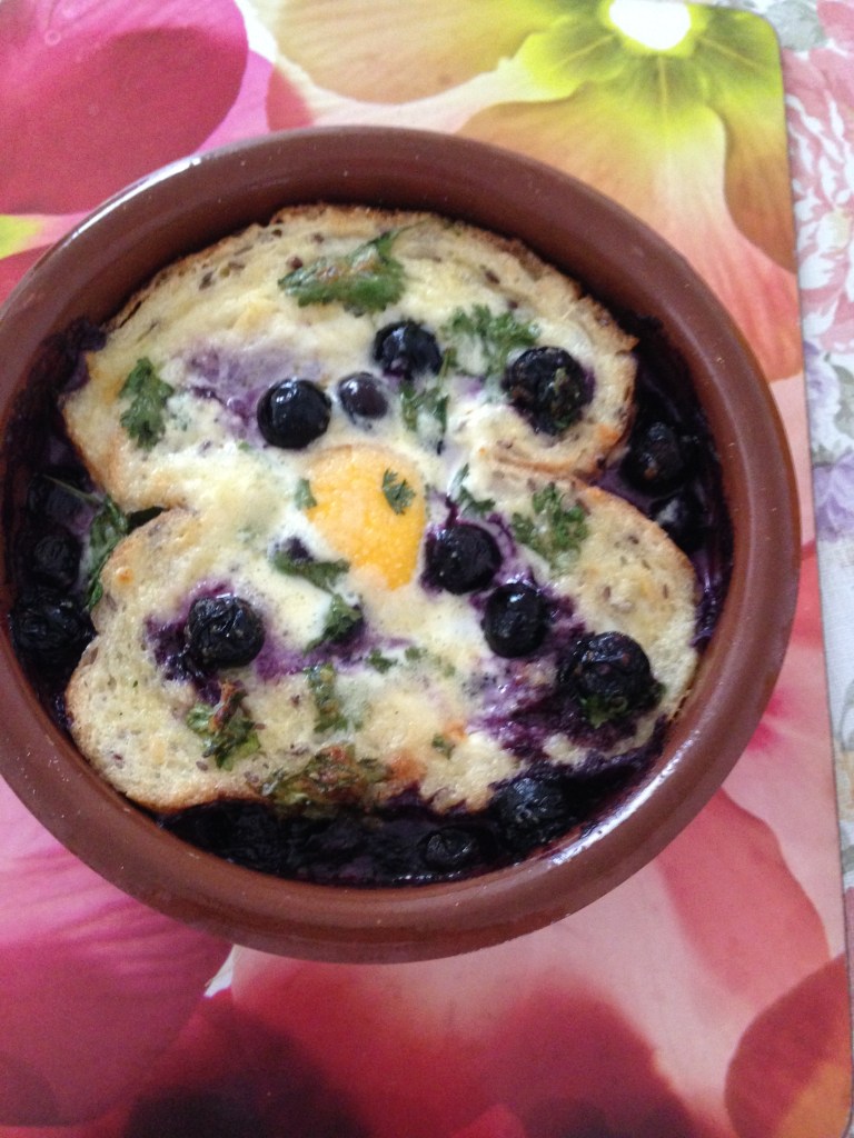 Baked bread with egg in the middle.JPG