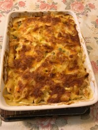 Baked penne chunky chicken and vegetables.JPG
